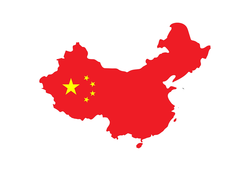 china outline