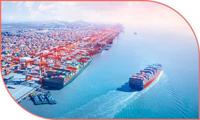 ship departing from port 2